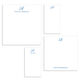 Elegant Script Initial Notepad Set Image 2 of 2